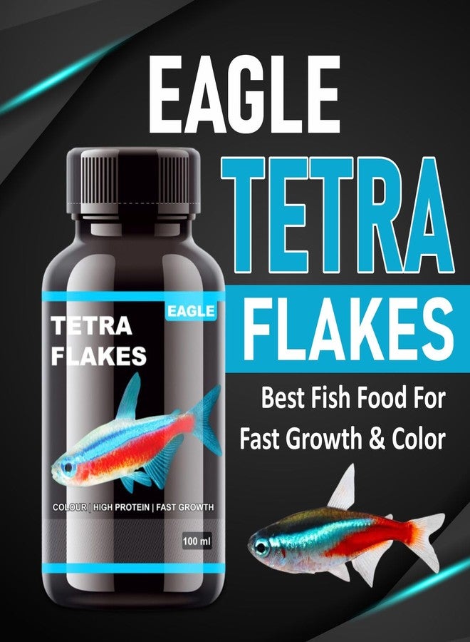 طعام أسماك إيجل تترا فليكس، 100 مل (عبوة من قطعتين | ملون | غني بالبروتين | سريع النمو) - Image 2